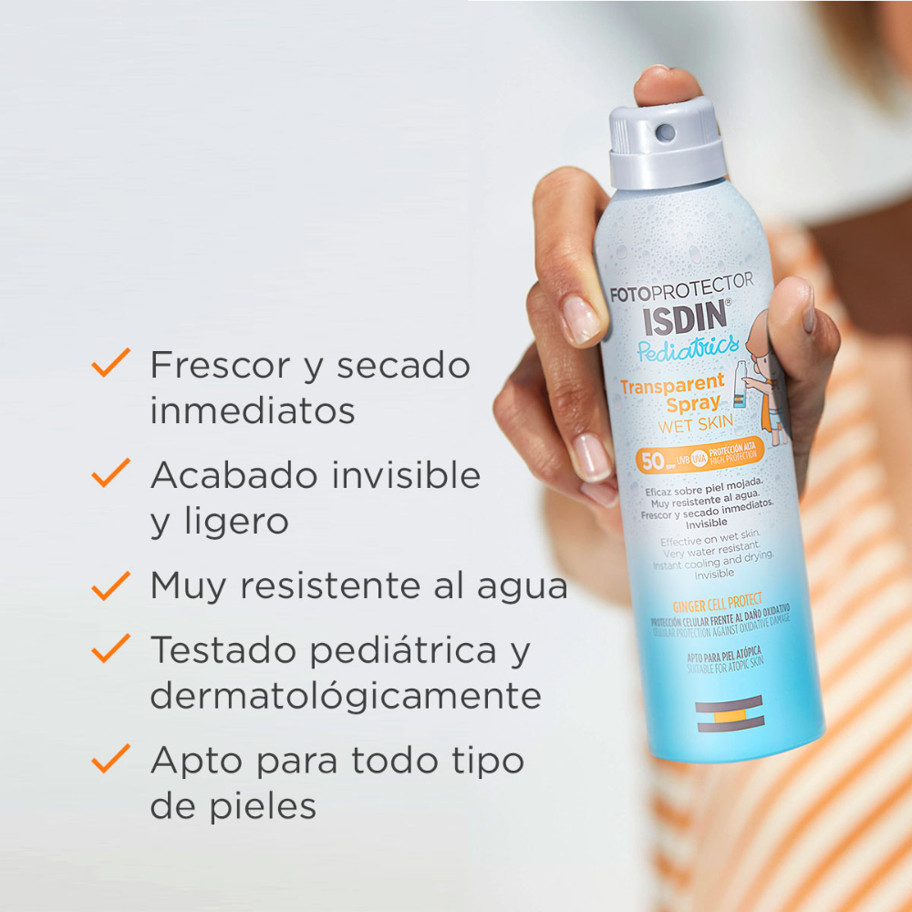 Isdin Pediatrics Fotoprotector Spray Wet Skin SPF50+ x 250 ml